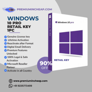 Windows 10 Pro Retail Key – 1 PC