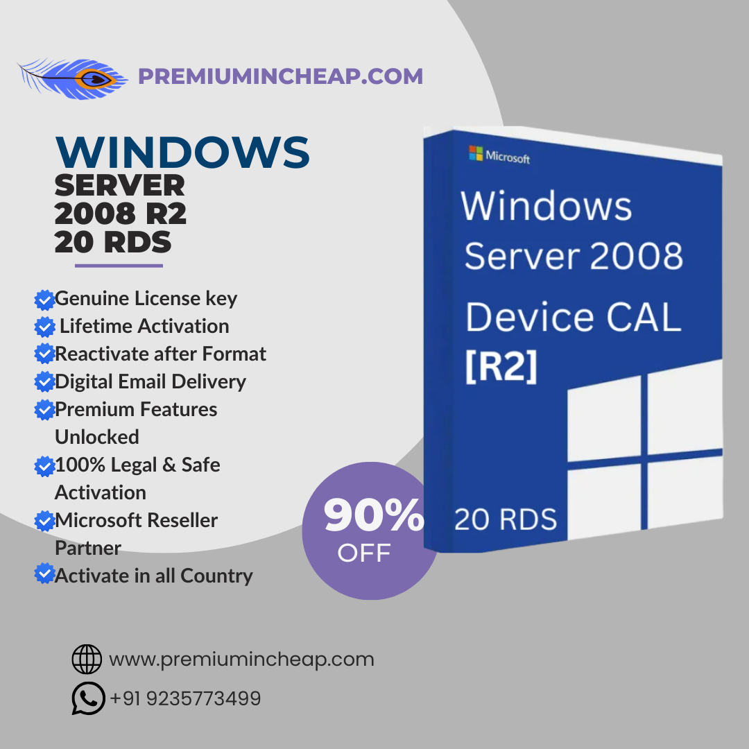 Windows Server 2008 R2 Remote Desktop Services – 20 Device Connection CALs
