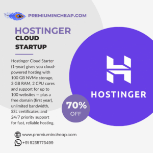 Hostinger Cloud Starter (1-year) in cheap