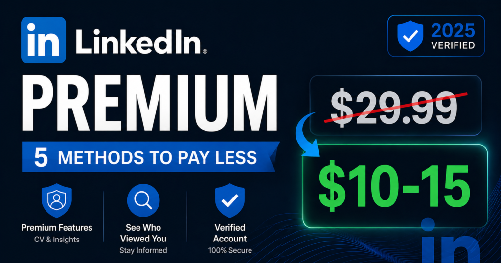 LinkedIn Premium Cheap: 5 Legitimate Ways to Pay Less (2025)