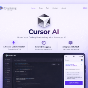 Cursor Pro cheapest price 50% off yearly subscription PremiumInCheap